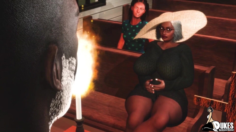 Dukes Hardcore Honeys: Oma mit dickem hintern erwischt den pastor beim ficken nach...