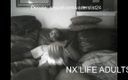NX life adults: 그녀의 보지와 후장 구멍에 정액을 뚫는 흑인 자지