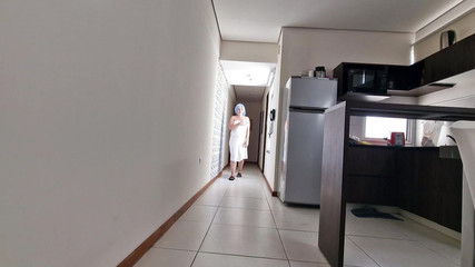 Latinascachondas: I fuck the pizza delivery brunette man