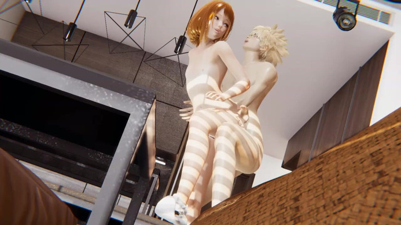 Yaoitube: My Hero Academia Yaoi - หนุ่มออกสาว Uraraka โดนเย็ด