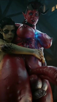 Nyl Amazonium Lae'zel і Karlach, розширена sonya blade x kitana, великий член руйнує брудні пизди