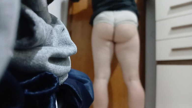 amateurbrazilian: Showing Her Ass with Her Shorts Jammed in Her Ass