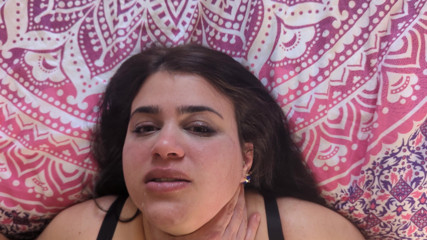 LuciaLatinaGomez: Latina maltratada abofeteada y enojada