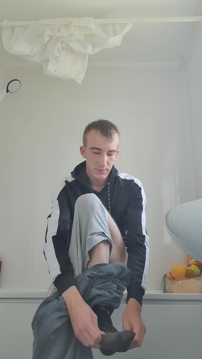 Adamross: Teen Getting Out of Bath All Wet