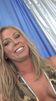 Lucky blonde teen loves a warm pussy fuck and a cum on the tits