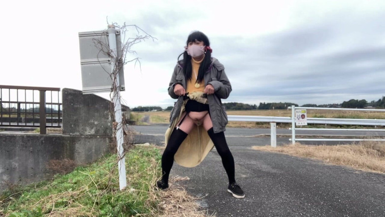 megu2002: Auto-treinamento nº 33 vazando caminhada ao longo da estrada