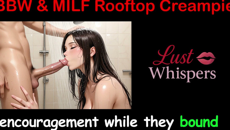 LustWhispers: BBWとミルフの屋上中出し - イングリッシュ・セックス・ストーリー