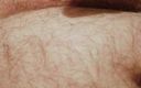 TheUKHairyBear: Británica peluda pelirroja papi masturbándose con manga de paja