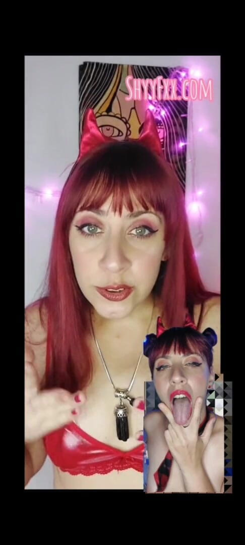 Tu Gauchita Argentina: Shyyfxx humiled Este pau curto a pedido dele! JOI Femdom