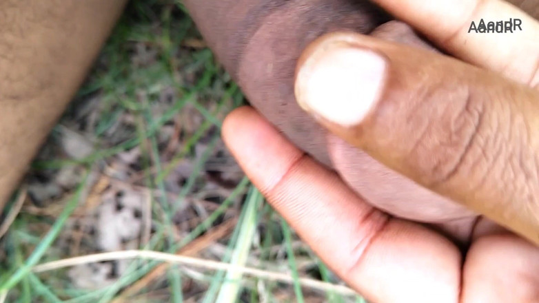 AnR: Masturbation Pt2 Satisfying Orgasm Indian Boy Masturbating in the Jungle...