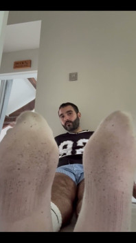 Sniffing My Overused Socks After the Gym!