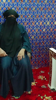 Big Round Boobs Muslim MILF Caught My Dick and She Wants Sex with Me in Waiting Room