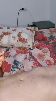 Femdom Mistress Badkittyb Deep Urethral Sounding, Amazing Footjob, Cock Insertion, Huge Cumshot