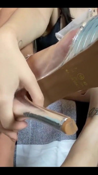 Sexy Lingerie Feet Double JOI