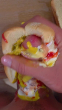 POV hot dog benutzerdefinierte 4k
