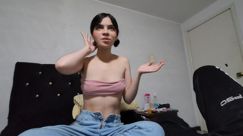 Jopy sex: Hot Stepsister Seduces Her Stepbrother to Fuck Her., Perfect Body...