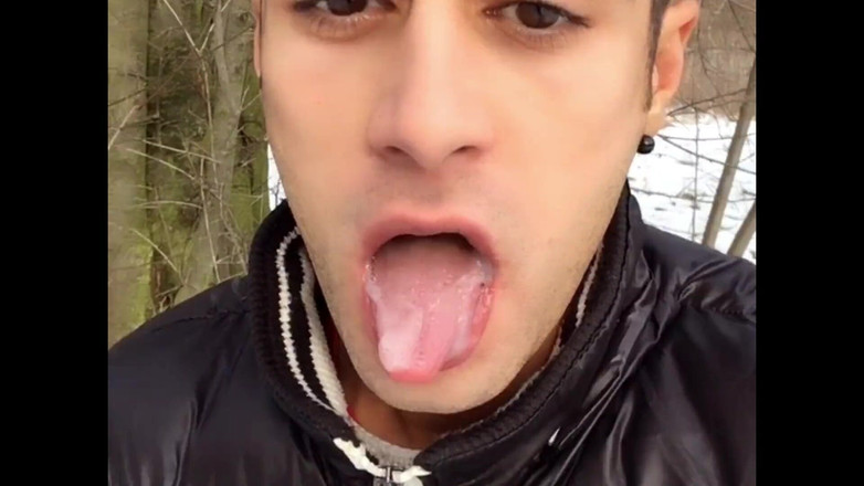 Idmir Sugary: Joc cu spermă pe limbă și înghițire de încărcătură de la Cruiser