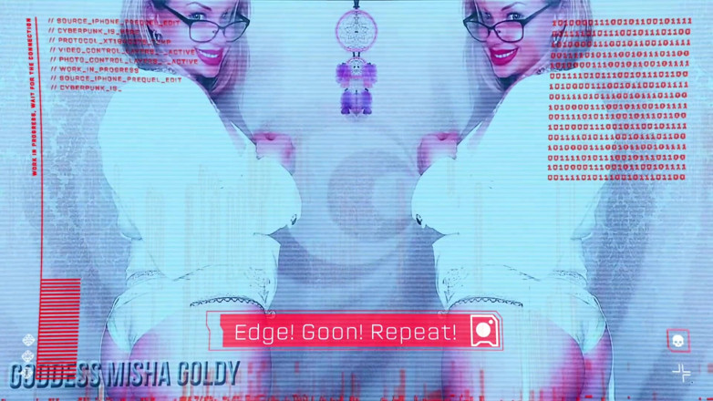 Goddess Misha Goldy: Become a mindless gooning jerkaholic for Me! Immerse yourself in...
