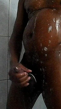 Ngocok kontol di kamar mandi #4 'sperma basah'
