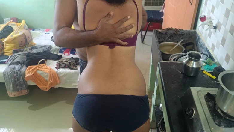 Palani69: Kitchen Back Position Romance