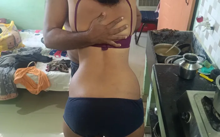 Palani69: Kitchen Back Position Romance
