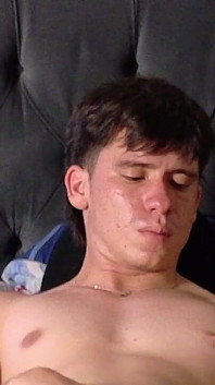 Latin Man Is Naked on His Bed and Shows His Ass