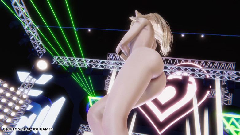 3D-Hentai Games: I Ren - Butt - Ahri Sexy Naked Dance