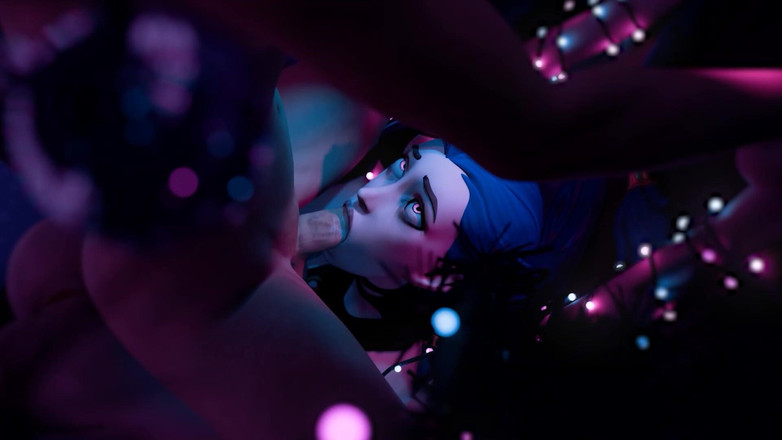 Kaeg Antonovich: 파란 머리 소녀와의 크림 같은 얼굴 섹스!