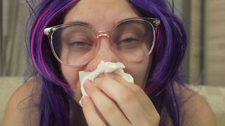 AmayaMori: 내 재채기를 붙잡으려고 했지만 재채기 폭풍으로 변해