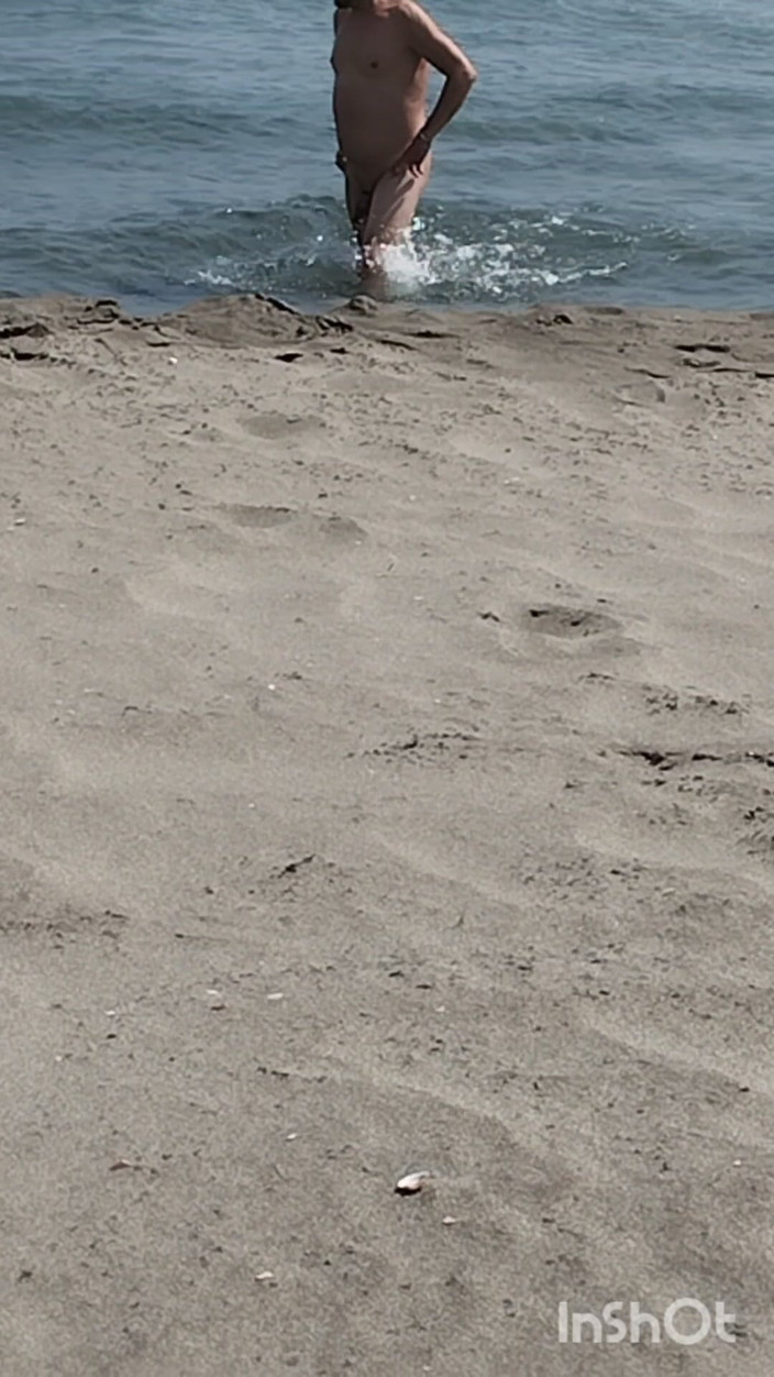 Morbosete000: On the Beach Nude