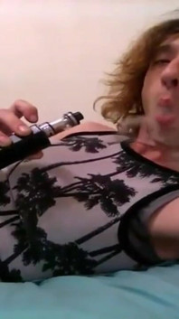 Vaping & Transgirl Rp Greeting/saying G'bye Walking on Stairs (sfw)
