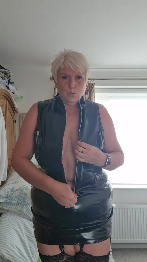 Uk Joolz: PVC dress