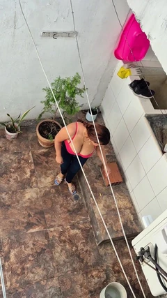 The Cleaning Lady Is Sad Because Her Husband Left for the Us