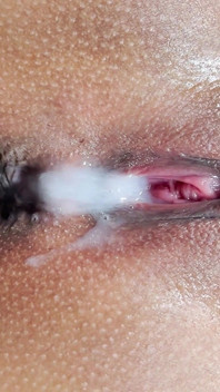 Broken Condom - Virgin Girl Receives Cum in Her Pussy for the First Time
