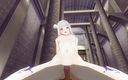 H3DC: 3D Hentai POV Emilia jeździec na kutasie