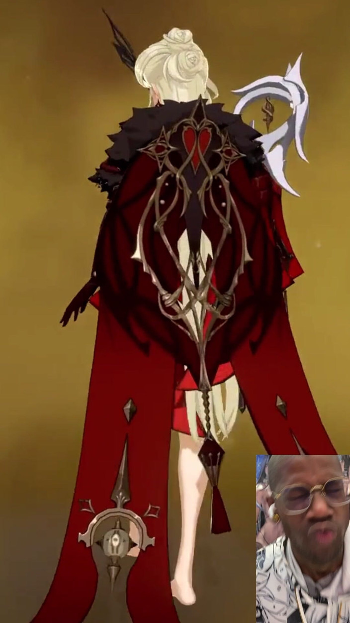 L6RD7BLU3 FUTA: 这个美味的大乳房 genshin 冲击角色有一个巨大的变性鸡巴