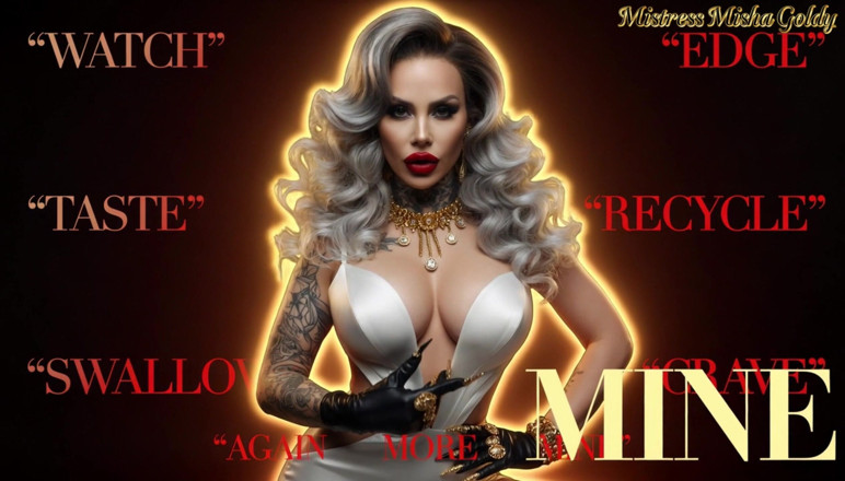 Goddess Misha Goldy: Assaggia quello che crei- una ghettizzata dominante
