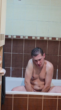 Cute Guy Takes a Quick Shower to Start His Day Fresh