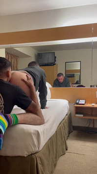 Watch the Big Dick Latin Papi Pound the White Boys Ass to Completion