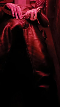 I Show You My Leather Bulge in the Corner of the Darkroom, and Then Pull Out My Hard Cock for You