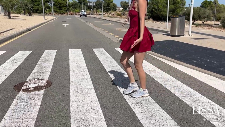 Lissa Brown: Vibrações excessivas em público - trem - ao ar livre - brinquedo