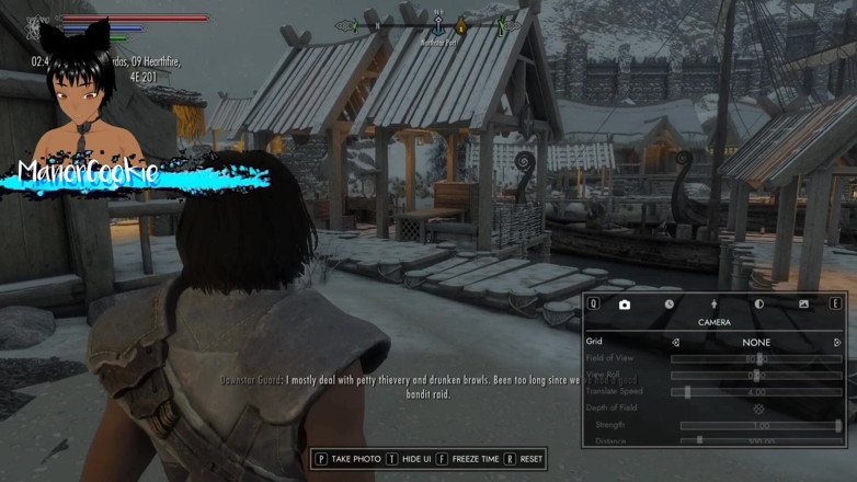 Manor Cookie: Skyrim B और L Mod - सड़क की यात्रा कर रहे हैं और Inn में रह रहे हैं और बिस्तर में चुदाई कर रहे हैं
