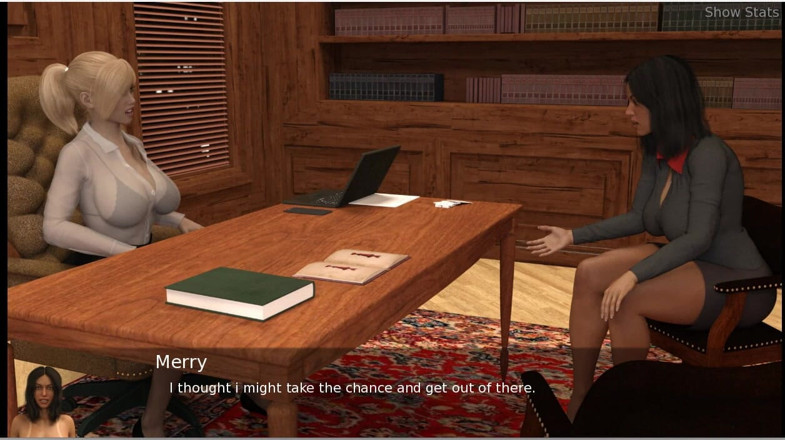 XXX Games Bunk: Project Hotwife - Gameplay - Roleplay - Lesbian Teasing Each Other
