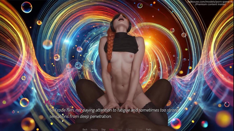 PORNGAME4U: Mila devine sălbatică într-un sex în patru cu 3 pule negre uriașe - Mila...