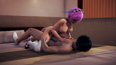 Waifu club 3D: Ram jezdí na velkém ptákovi, dokud nedostane creampie