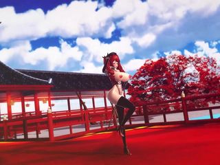 Mmd anime girls: Mmd R-18 anime cô gái khiêu vũ sexy clip 138