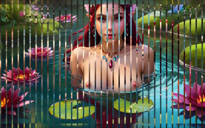 AI Girls: पानी के तालाब में सुंदर योगिनी लड़कियां