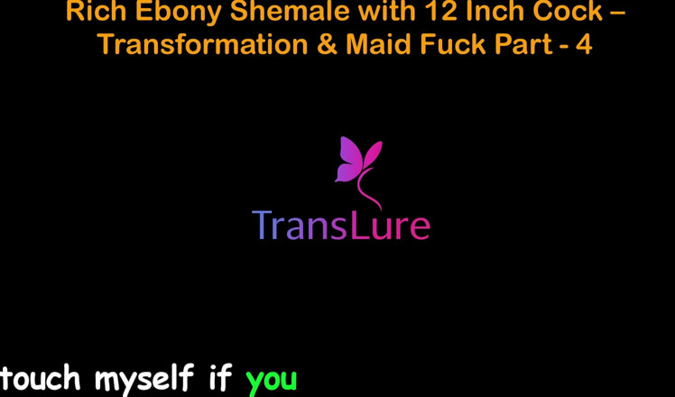 TransLure: English Audio Sex Story Rich Ebony Shemale with 12 Inch Cock -...