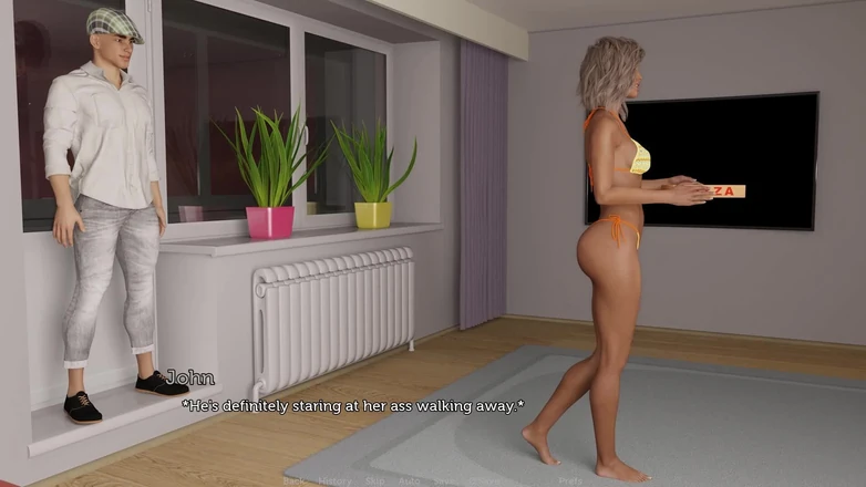 Dirty GamesXxX: Tacos: Suami cuckold berkongsi isterinya dengan Lelaki Penghantar Pizza Semasa...