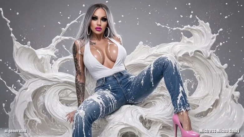 Goddess Misha Goldy: Want Out? First Swallow What You Leak for Me.